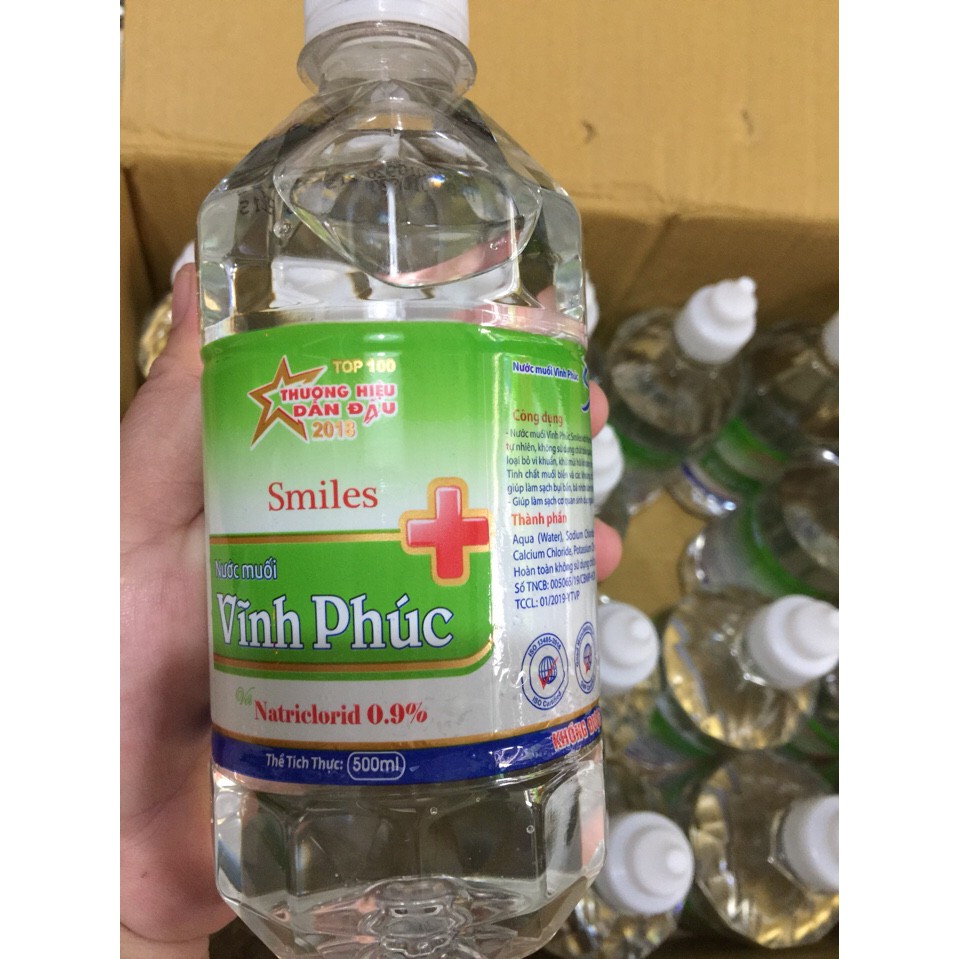 [HCM] Nước Muối 1000ml (1L) hiệu Vĩnh Phúc