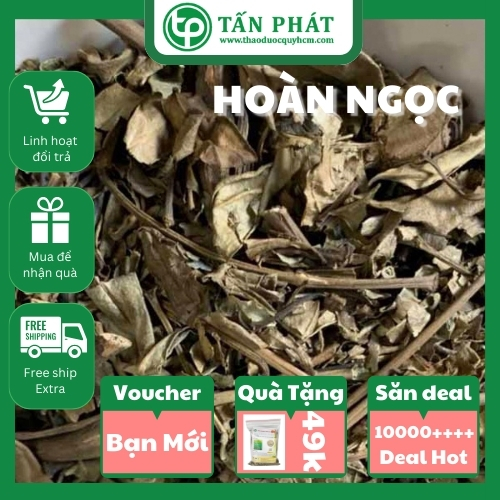 Trà hoàn ngọc khô - Tấn Phát túi lớn loại 500g - hỗ trợ cải thiện hệ tiêu hóa