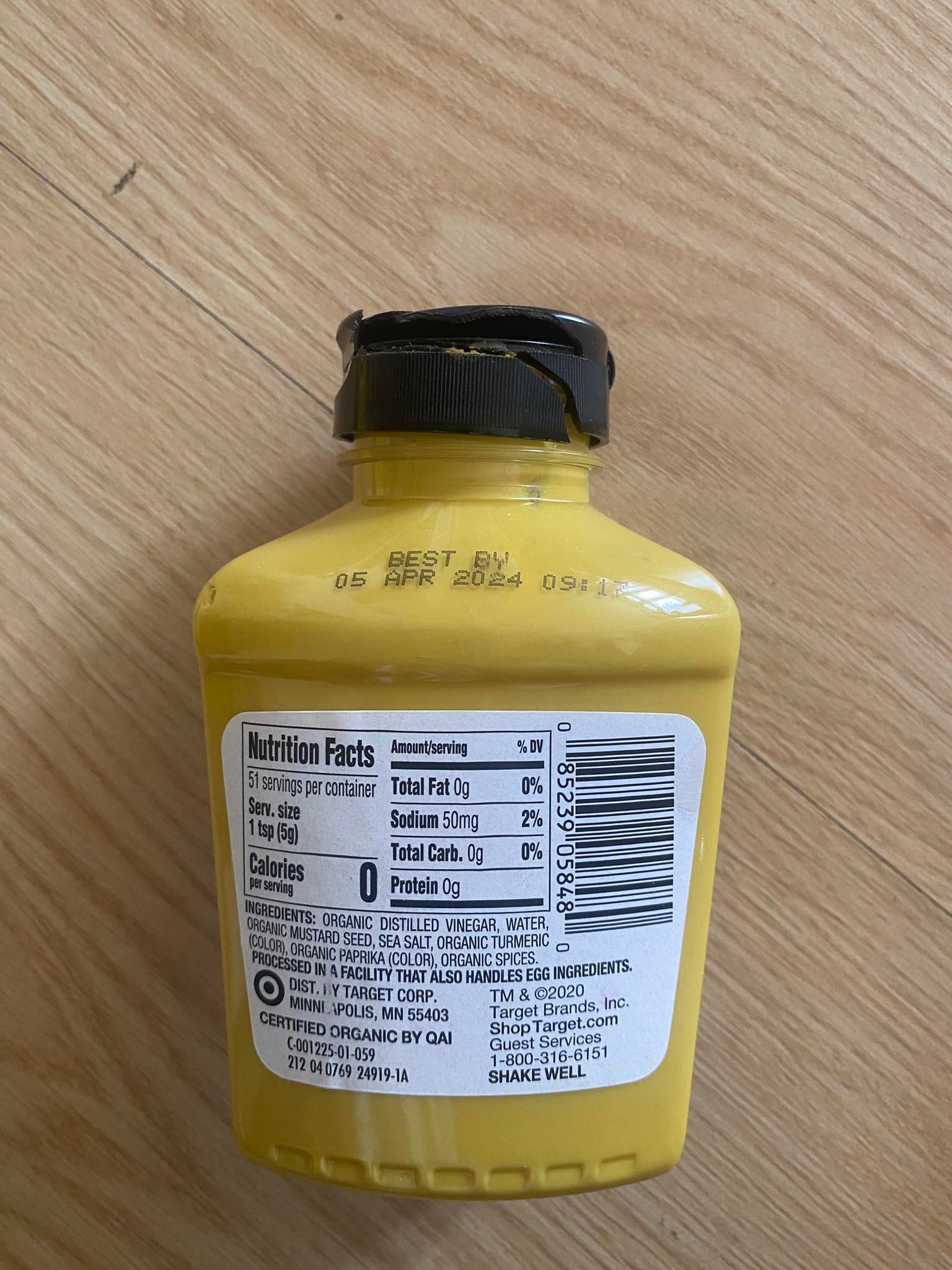 [HCM]MÙ TẠT VÀNG ORGANIC Good & Gather Yellow Mustard NonGMO 255g (oz)