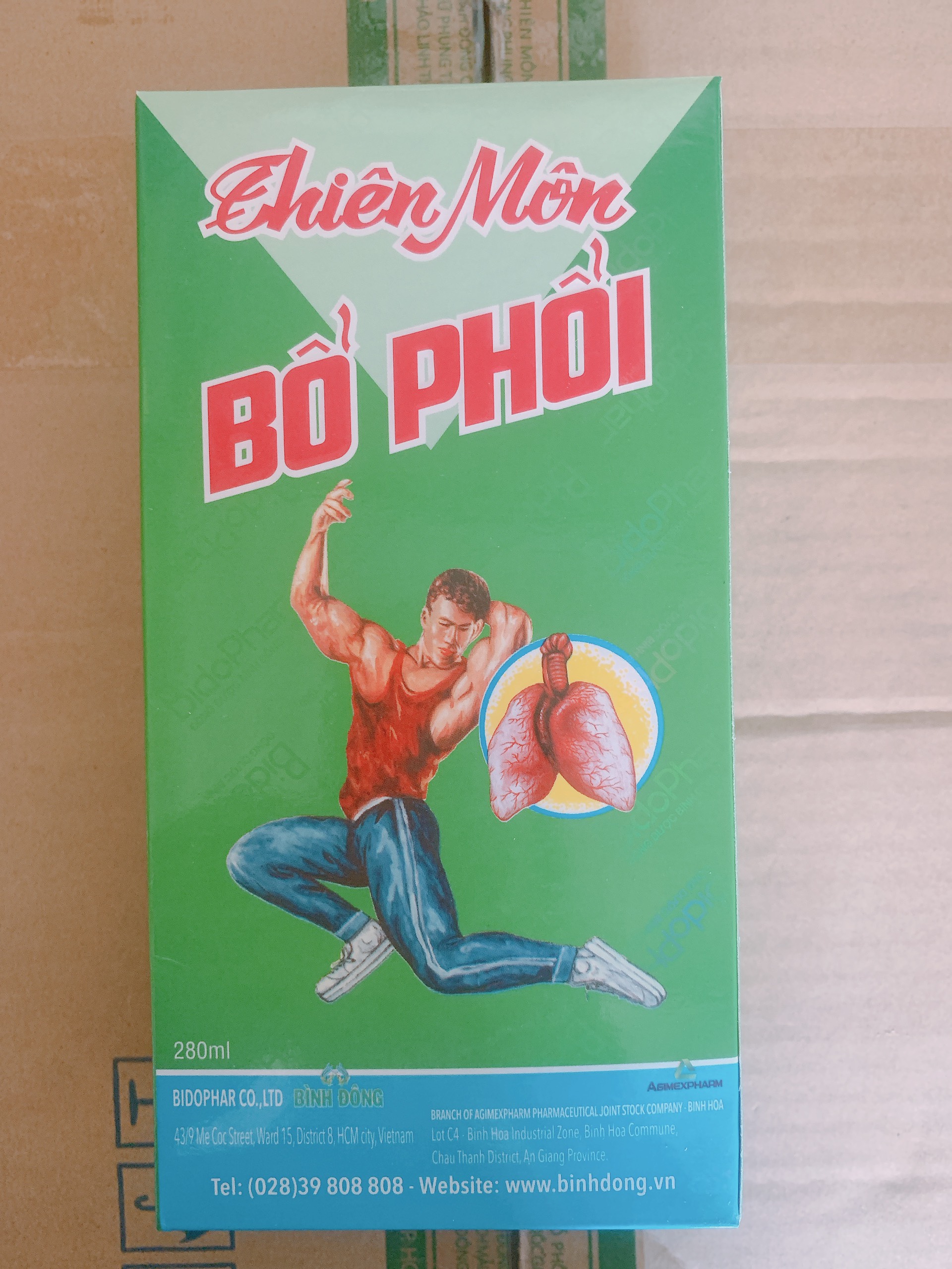 Thiên Môn Bổ Phổi Bình Đông dành cho người lớn Chai 280ml