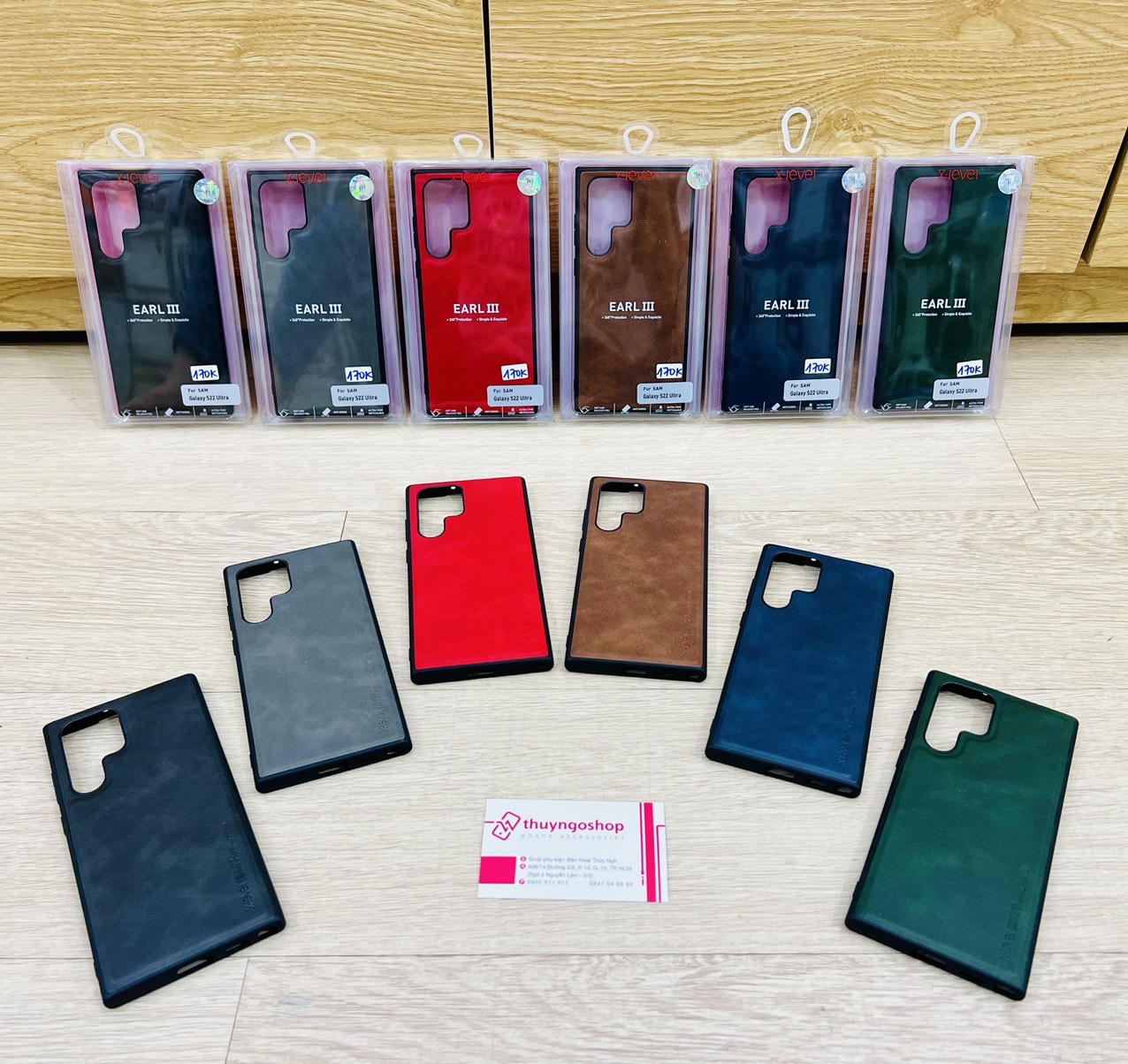 Thuyngoshop - Ốp lưng Da X-Level Samsung S22 Ultra - S22 Plus