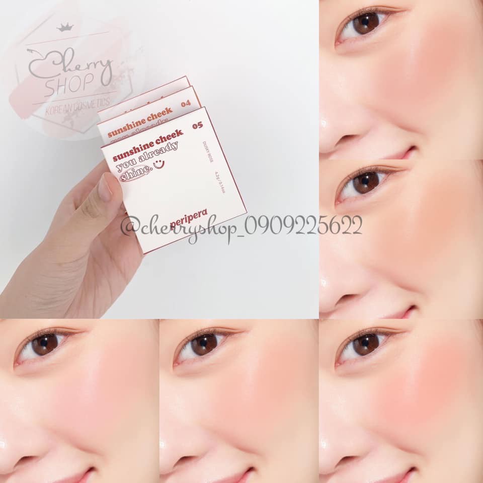 Phấn Má Hồng Peripera Pure Blushed Sunshine Cheek