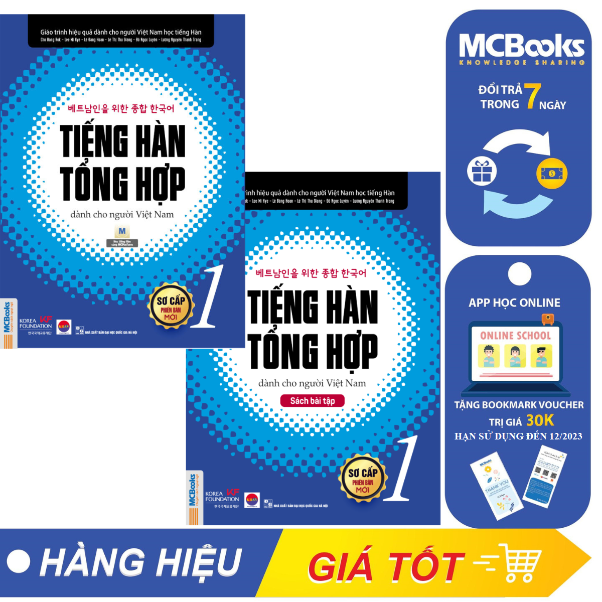 Combo Tiếng Hàn Tổng Hợp Dành Cho Người Việt Nam Sơ Cấp 1 - Sách Bài Học Và  Bài Tập ( Bản Đen Trắng ) | Lazada.Vn