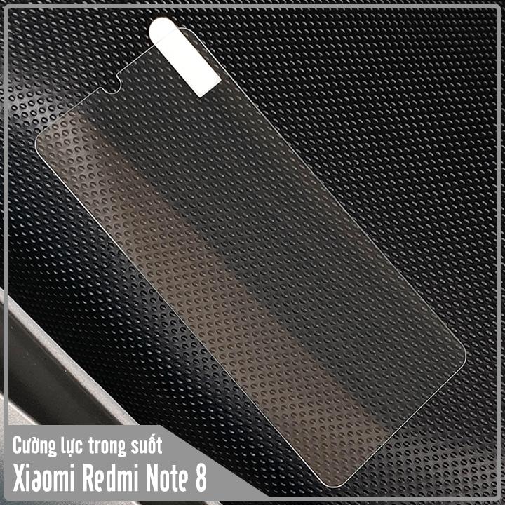 Kính cường lực cho Xiaomi Redmi Note 8 - Trong Suốt