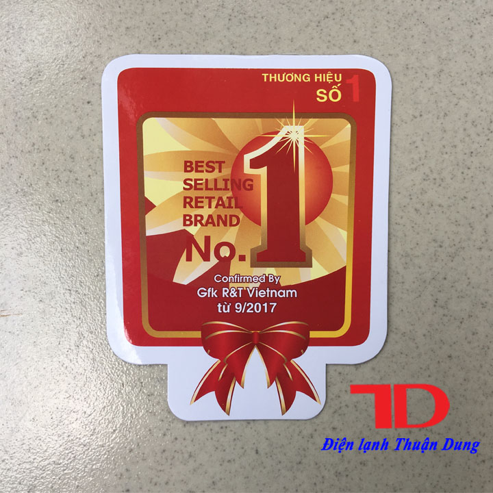 Tem dán trang trí thương hiệu số 1