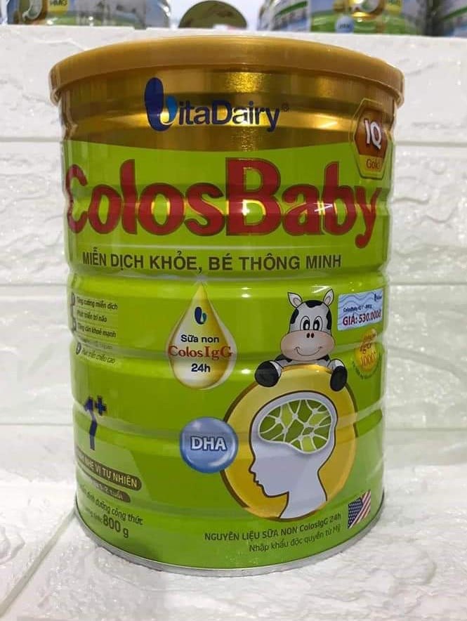 Sữa Colosbaby IQ Gold 1+ 800g (Date mới)