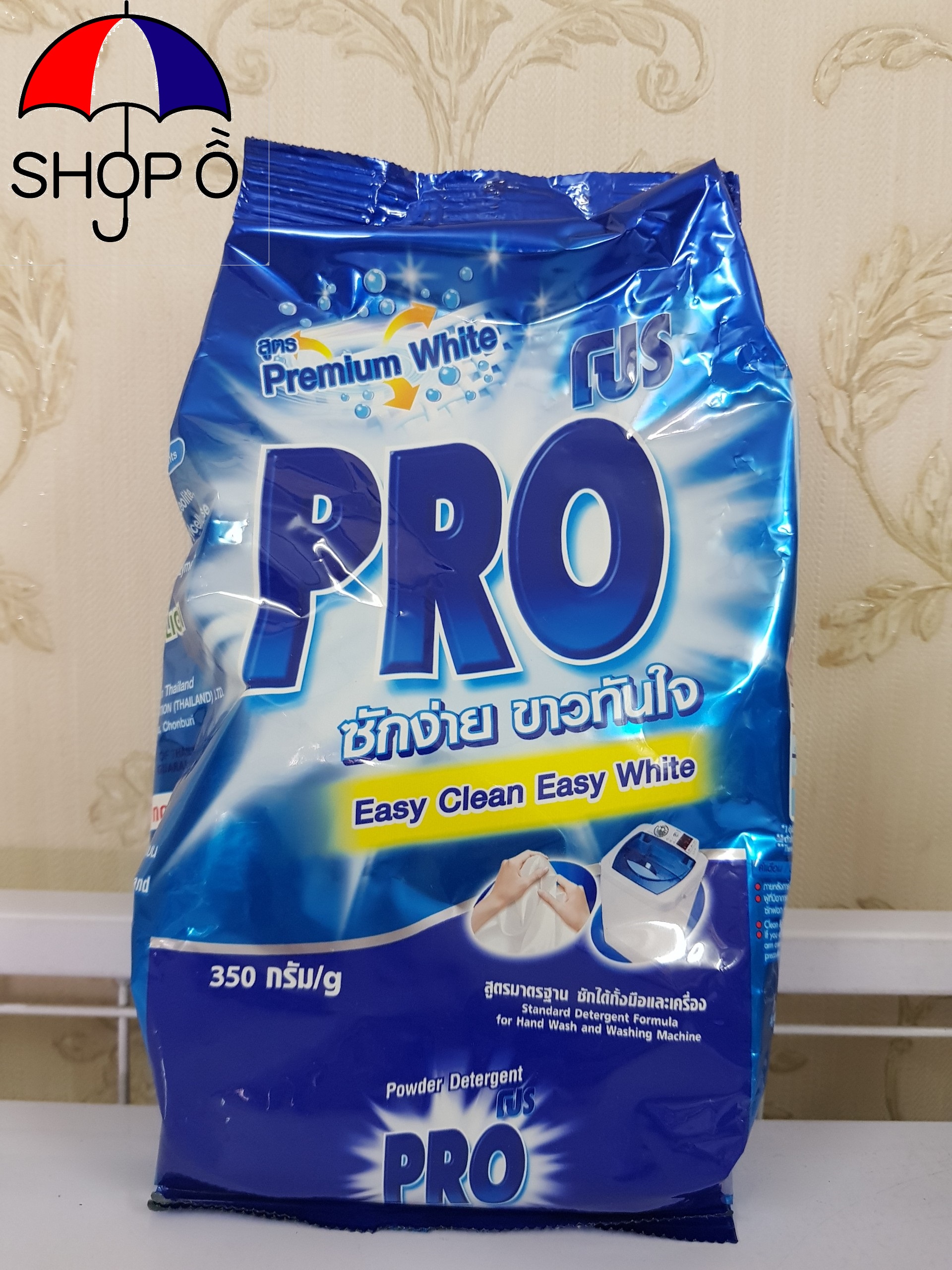 Combo 3 bịch Bột giặt Pro 350gram Thái Lan