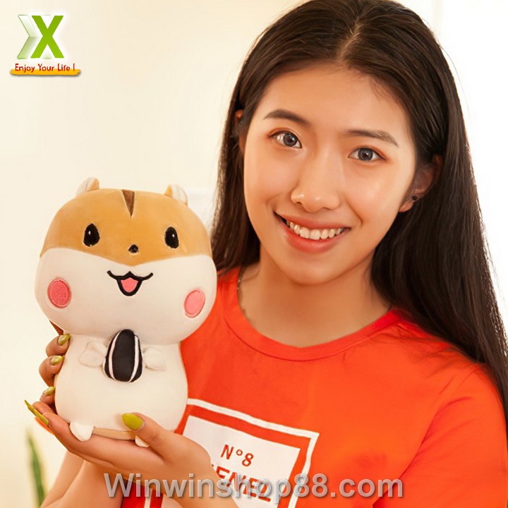[HCM]Gấu Bông Chuột Hamster 20cm TNB01 Siêu Đáng Yêu