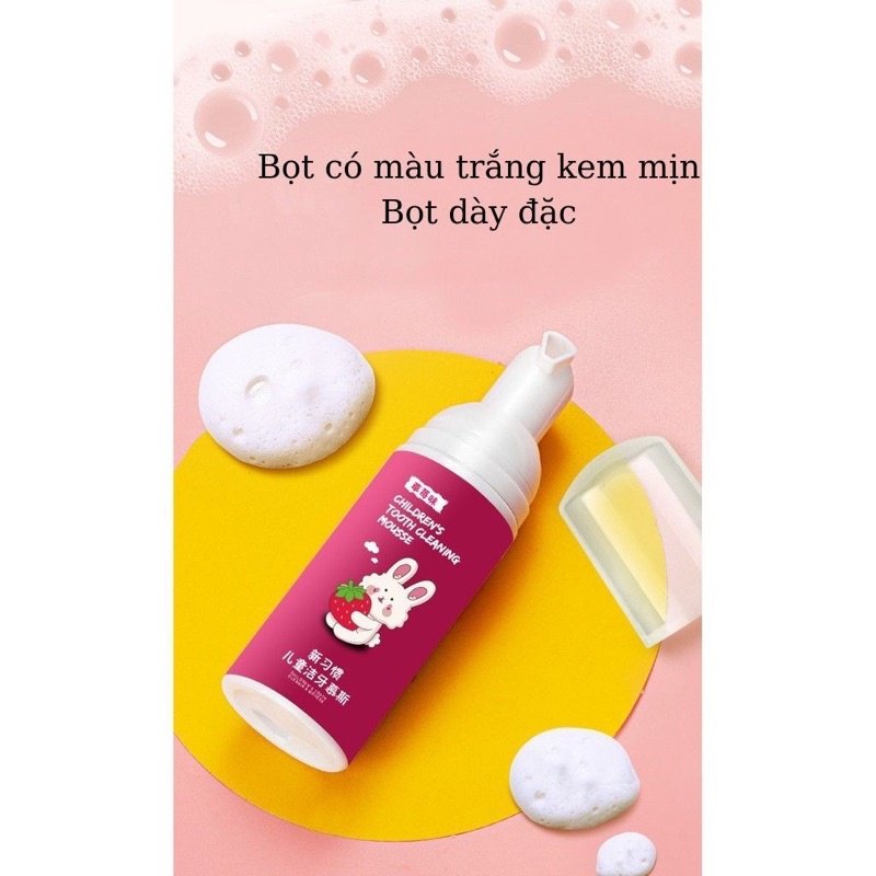 Kem đánh răng trẻ em, Kem đánh răng tạo bọt cho bé nuốt được
