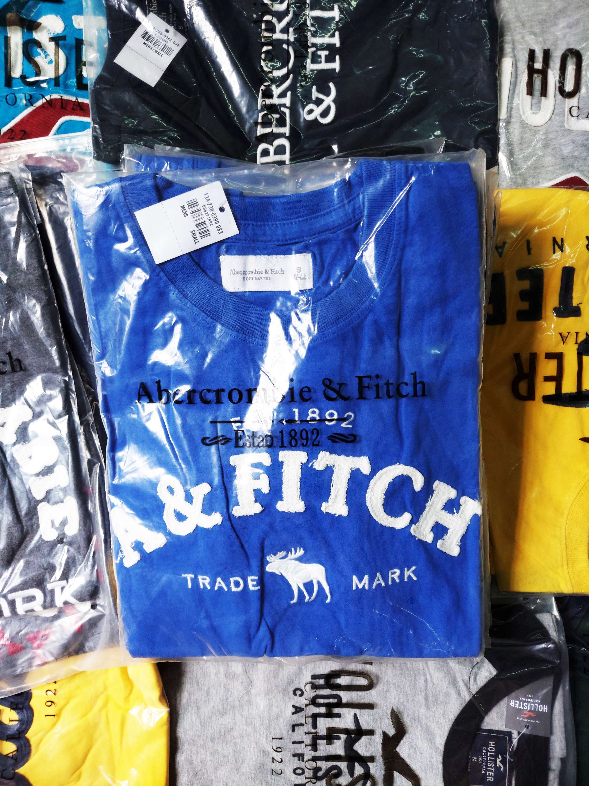 [HCM]Áo thun Abercrombie Blue Est 1892