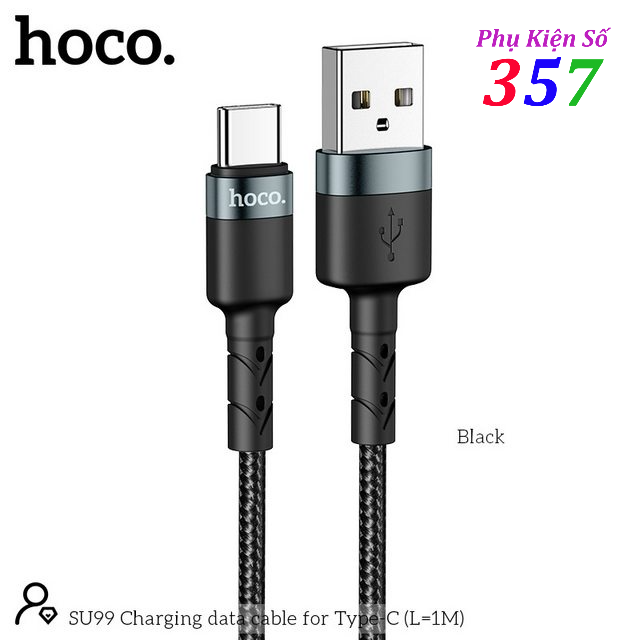 Cáp sạc nhanh Hoco SU99 siêu bền iP/ Micro Android / Type-C