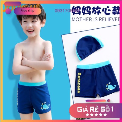 Quần bơi trẻ em, quần bơi cho bé trai co giãn-lylysports
