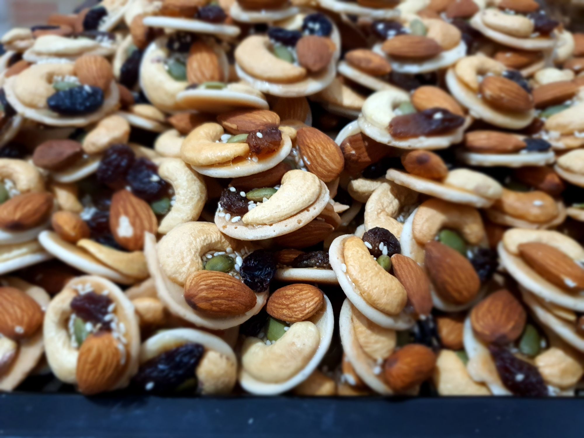 bánh đồng tiền mix hạt- 500gr