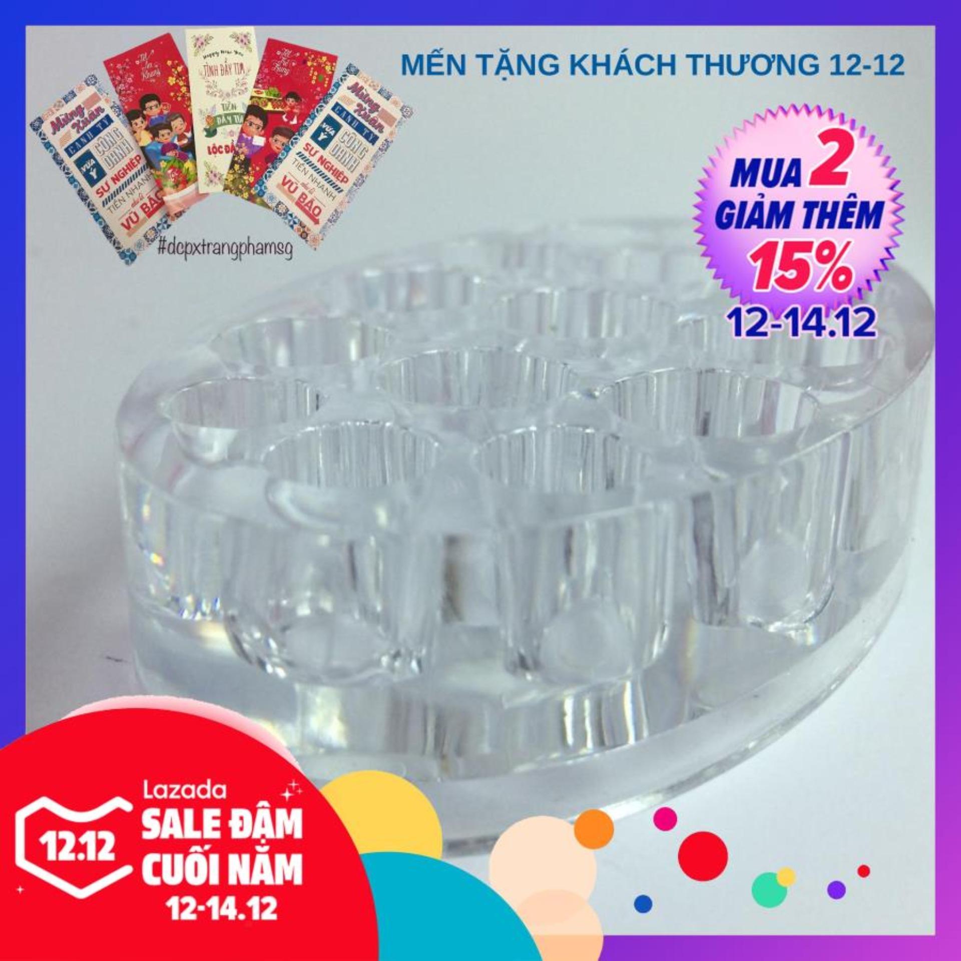 [HCM]Đế đựng chum mực hình ovan - bầu dục - dụng cụ phun xăm