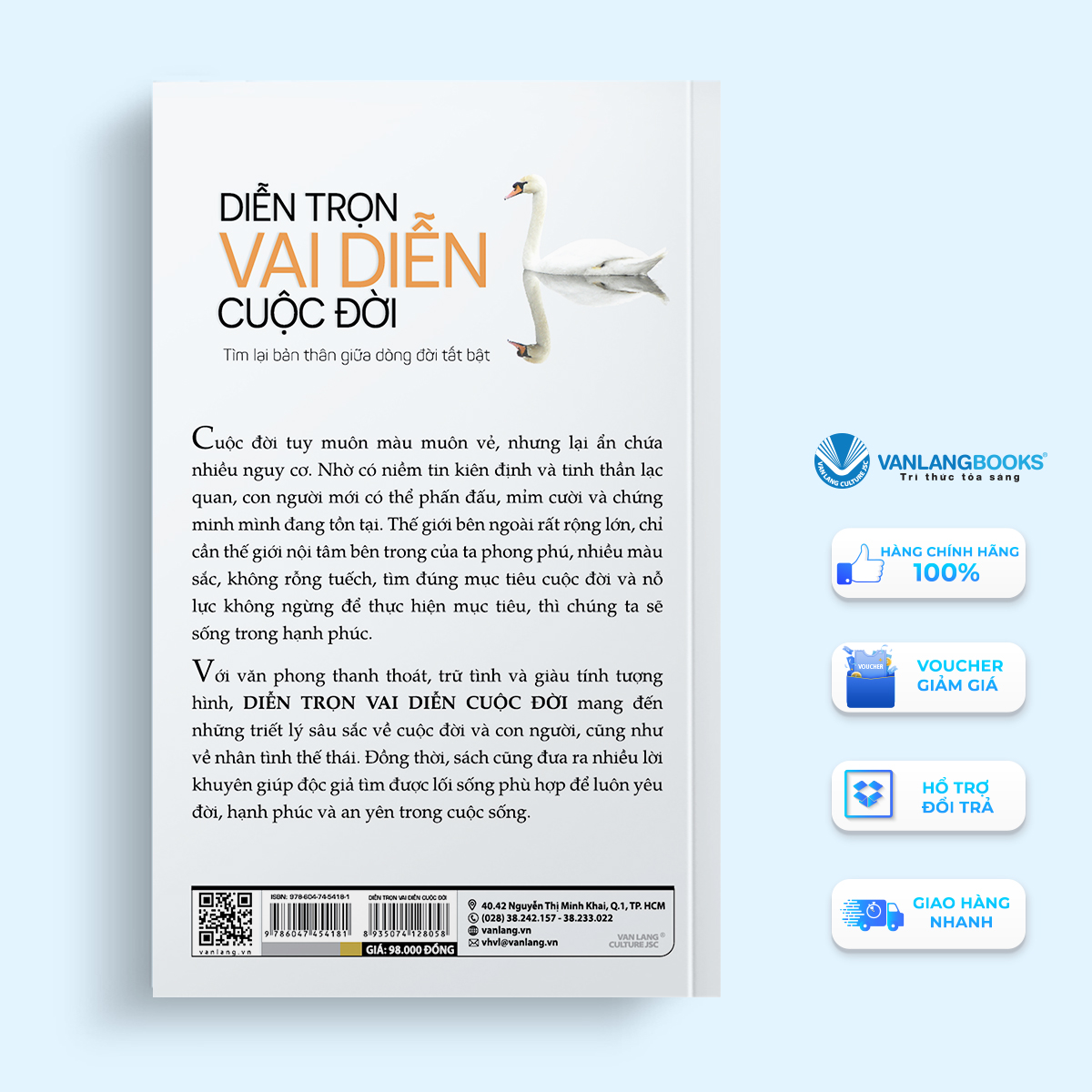 Sách - Diễn Trọn Vai Diễn Cuộc Đời-Vanlangbooks