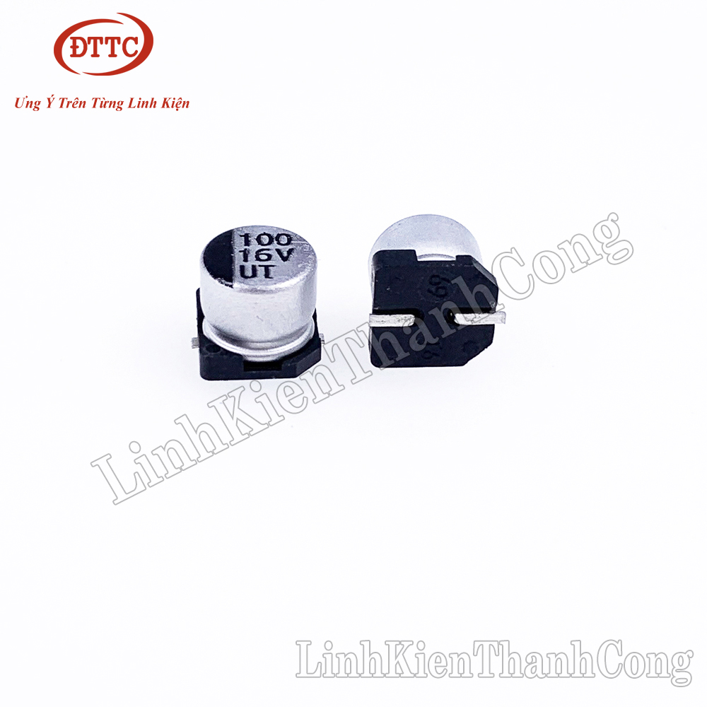 Tụ nhôm 100uf 16v 6.3x5.4mm