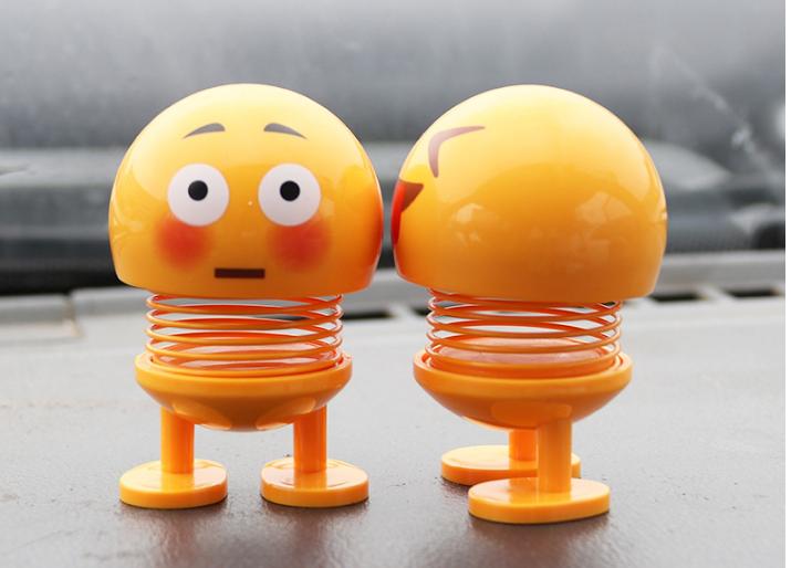 Freeship max - thú nhún emoji lò xo mặt cười - bấm là mua