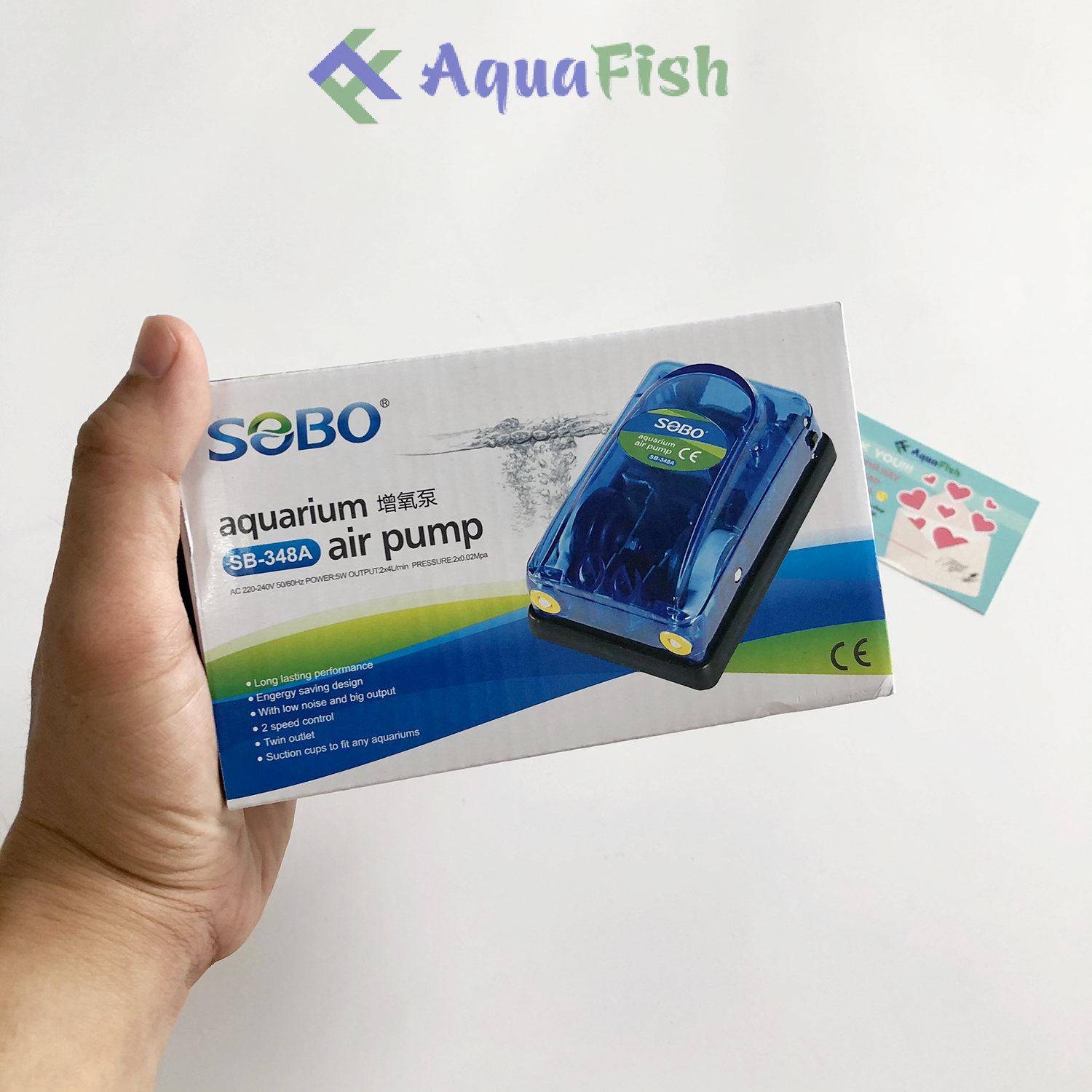 Machine effervescence oxygen 2 faucet, aeration oxygen fish tank Sobo sb-348a (machine effervescence air Oxygen Health, durable, bundled 2 set wire dispenser effervescence)
