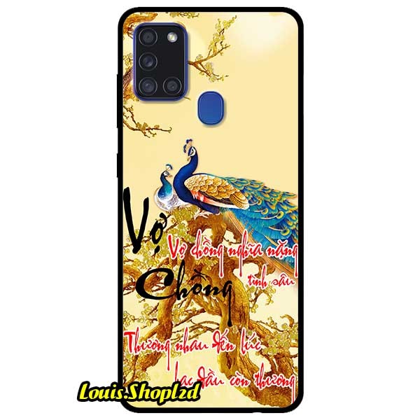 [HCM]Ốp Lưng Dành Cho Samsung Galaxy A21s - Thư Pháp Vợ Chồng