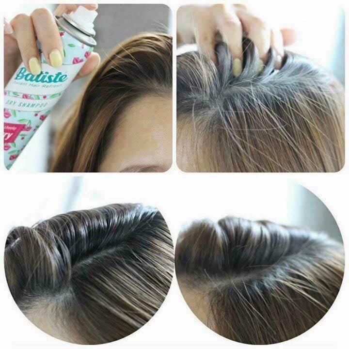 Xịt gội đầu khô Batiste Dry Shampoo Cherry 200ml