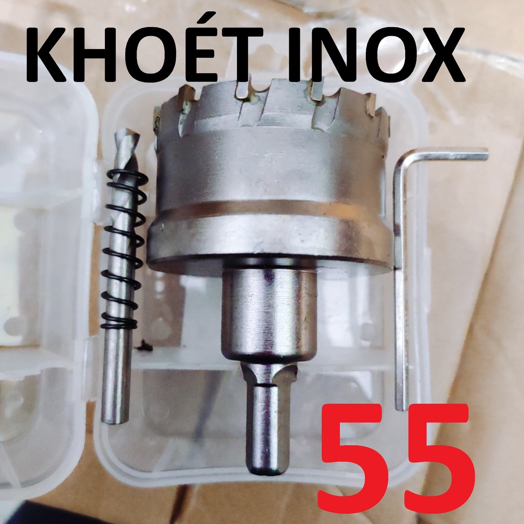 Mũi khoét sắt inox hợp kim TCT phi 16mm đến phi 70mm