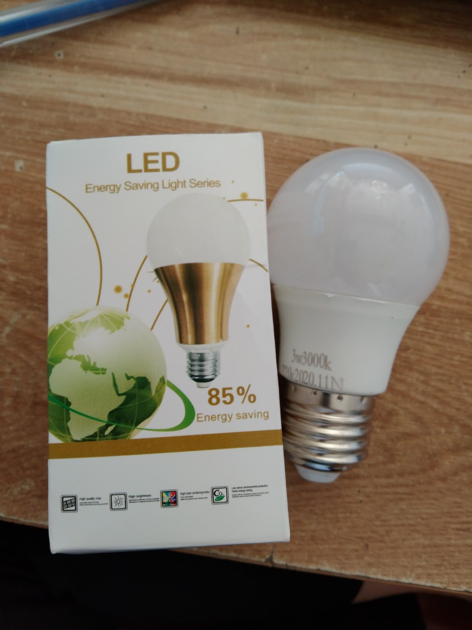 BÓNG ĐÈN LED 3W (BÓNG KÍN)
