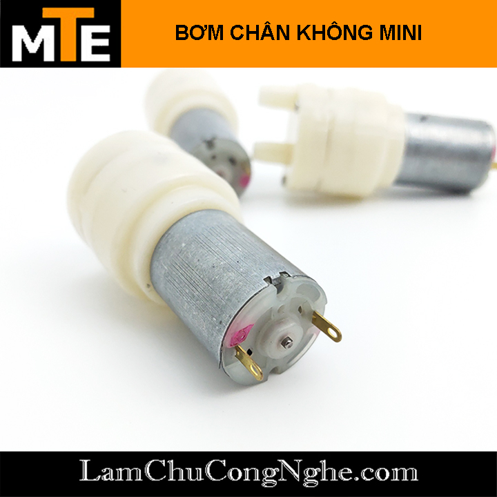 Bơm chân không mini 3.7-6V - Bơm nước, sục khí oxy bể cá
