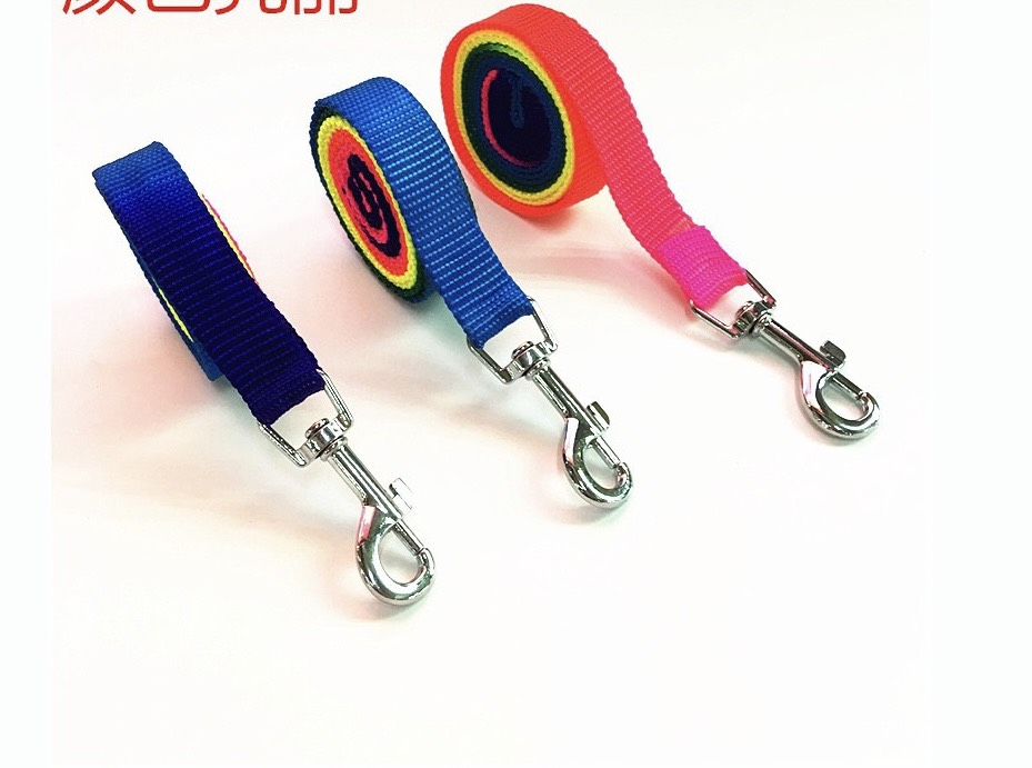 Dây dắt chó mèo, dây dắt thú cưng màu cầu vồng, dây dắt cổ