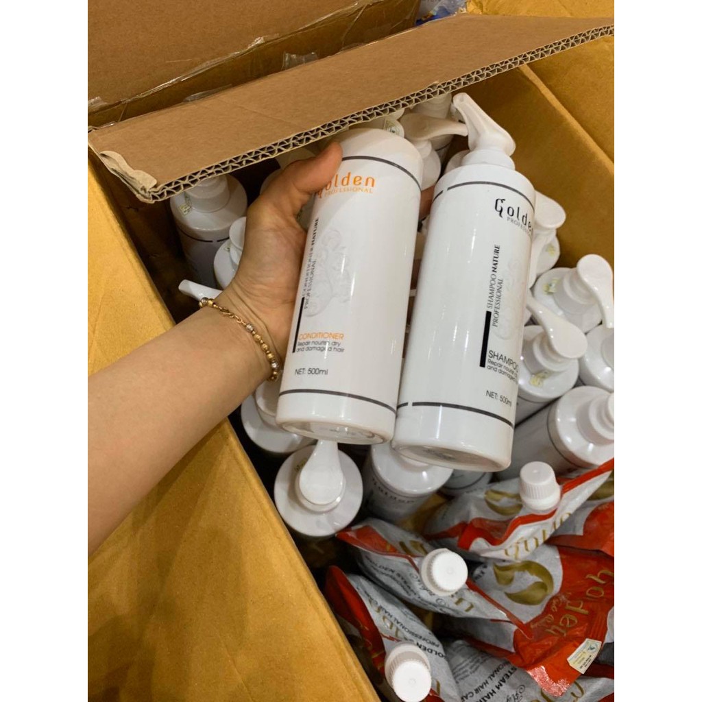 Cặp dầu gội xả siêu mượt Golden