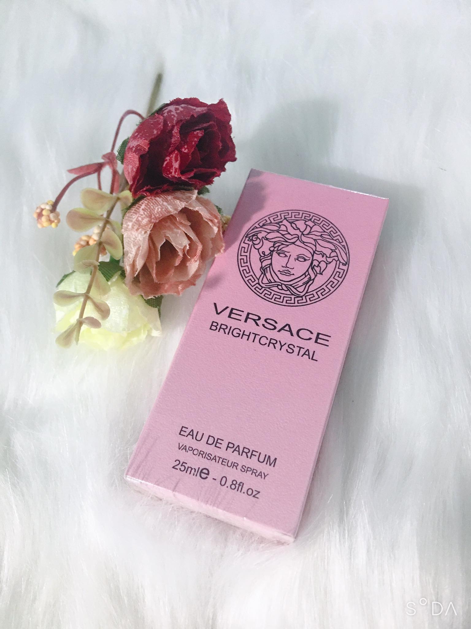Nước hoa mini Pháp Hparfum VERSACE BRIGHTCRYSTAL Nữ dạng xịt 25ml