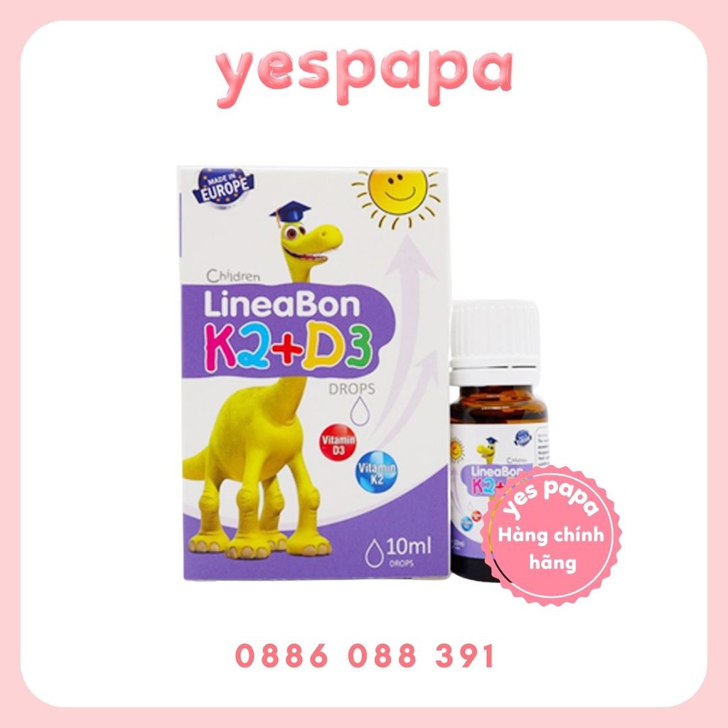 Vitamin k2+d3 lineabon 10ml cho bé