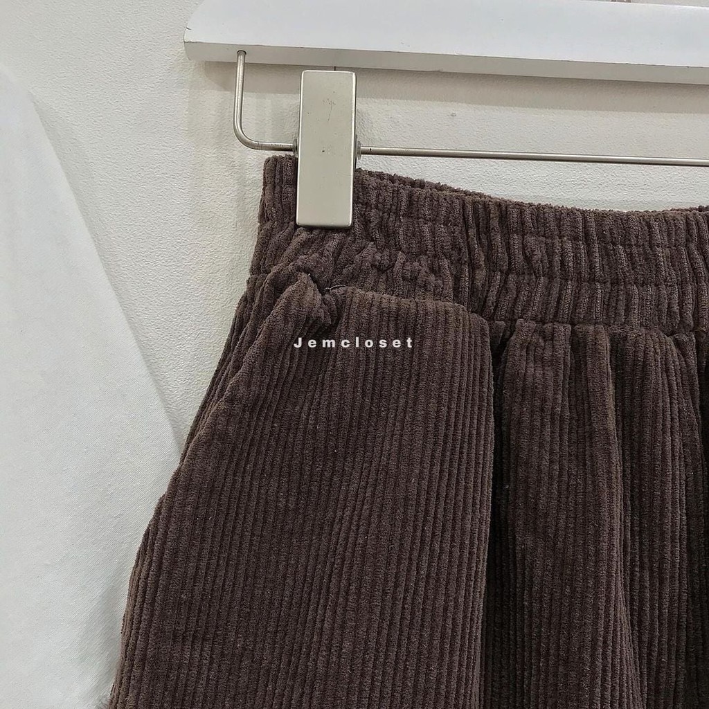Quần baggy nhung gân BQB - 2657 ( Jem Closet )