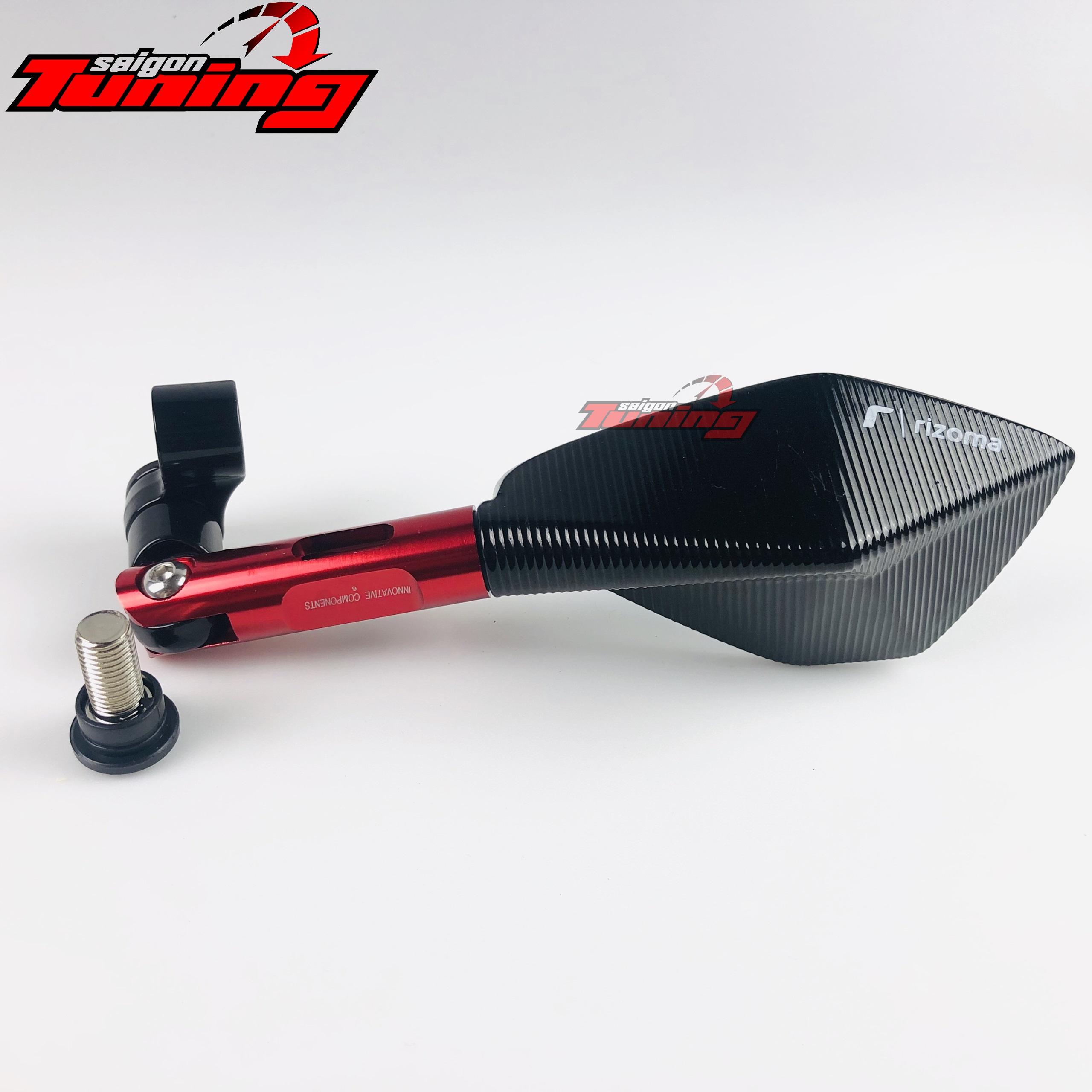 [HCM]Kính ( gương) trái chiếu hậu - Màu đỏ Red  Saigon Tuning