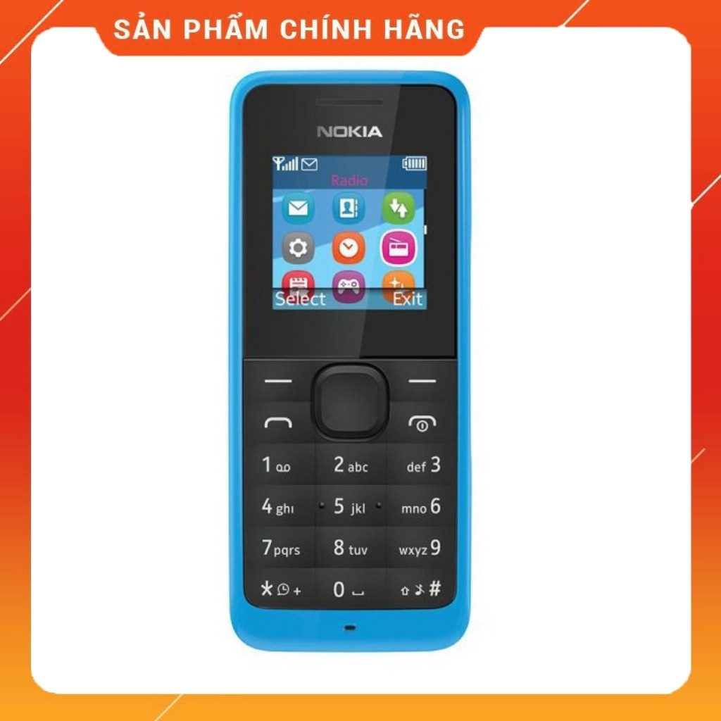 [XẢ KHO HÀNG CHÍNH HÃNG] Điện thoại 105 (1sim) đủ phụ kiện
