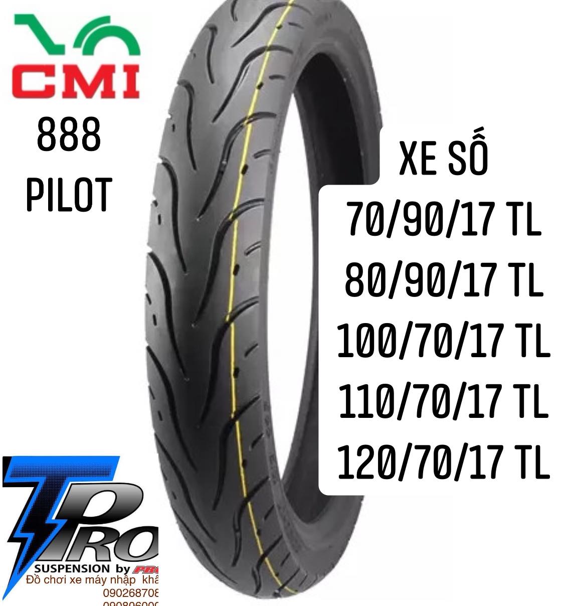 Vỏ lốp camel pilot70 90-80 90-90 80-100 70-110 70-120 70