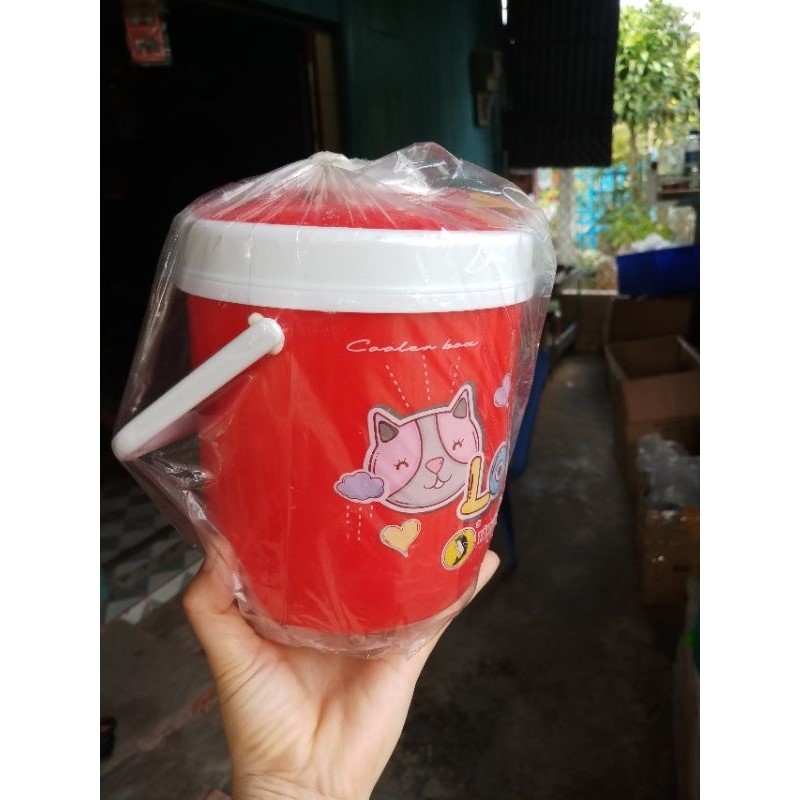 BÌNH ĐỰNG ĐÁ MINI BẰNG NHỰA 1 LÍT (LOVE)
