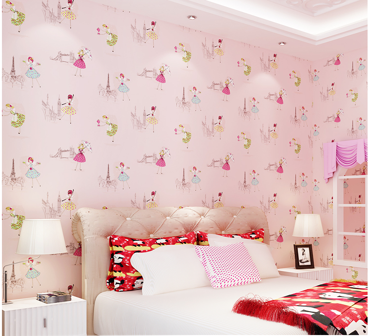Decal giấy dán tường cho trẻ em bst01 cuộn 5m và 1m