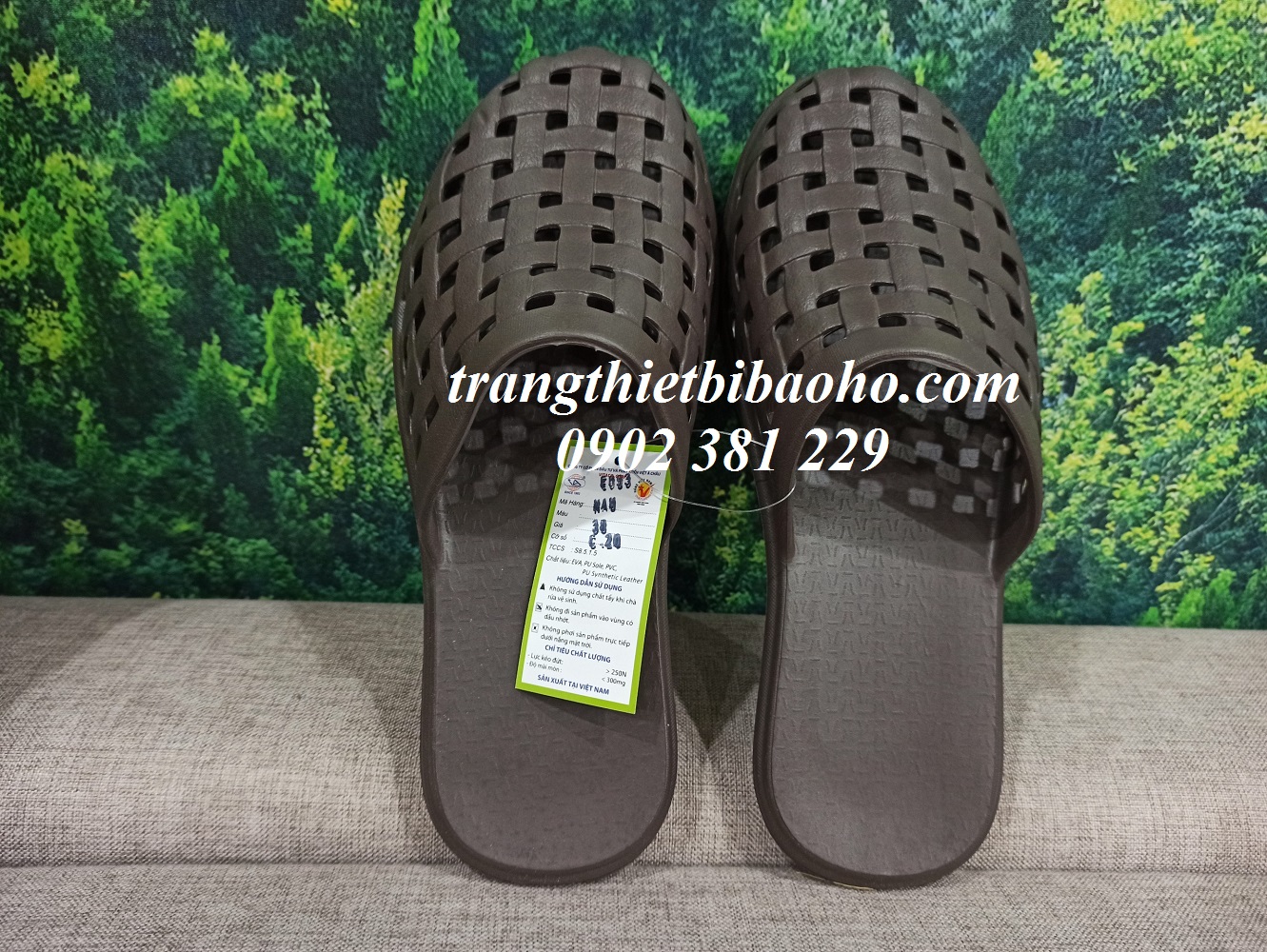 Dép văn phòng, dép phòng- sạch, dép xốp nam nữ VAC E093 - hình thât