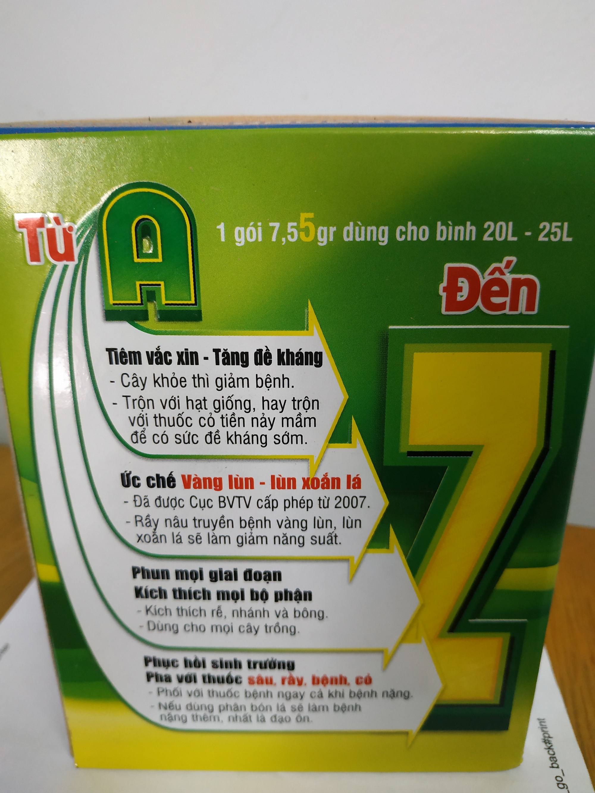 Phân bón điều hòa sinh trưởng COMCAT 150WP - gói 5 gram