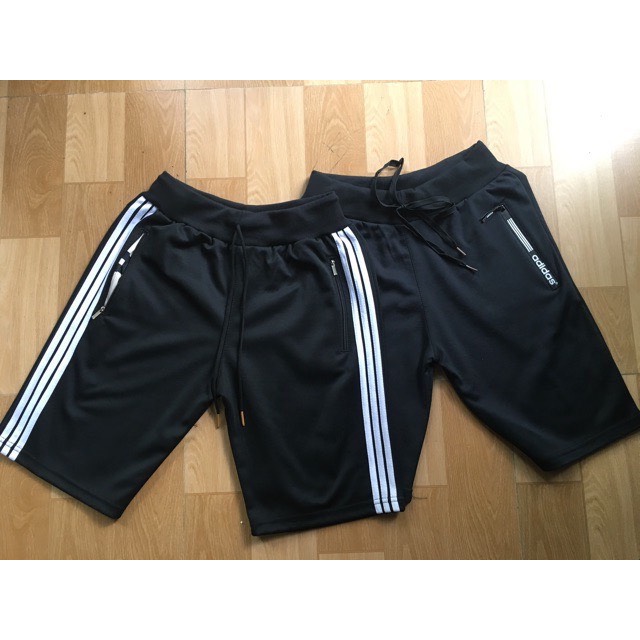Quần short túi khóa mặc mát vải thun co giãn