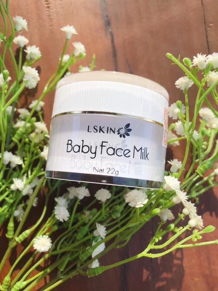 Combo ủ kén tằm + kem face baby face milk