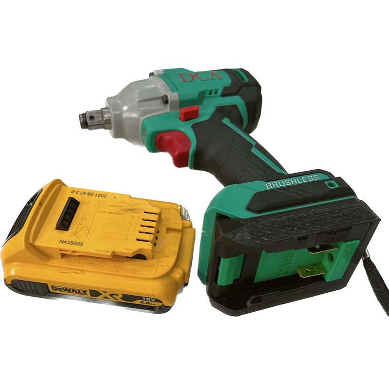Ngàm Đế Chuyển Pin Dewalt Sang Máy DCA 20V ( DONGCHEN ) KMS