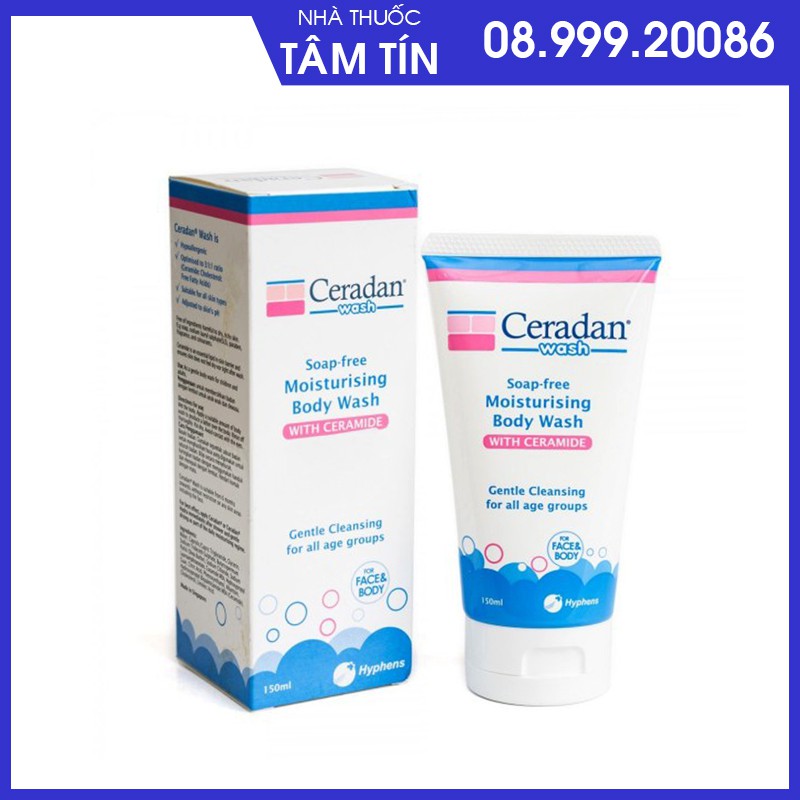 Sữa tắm Ceradan wash 150ml