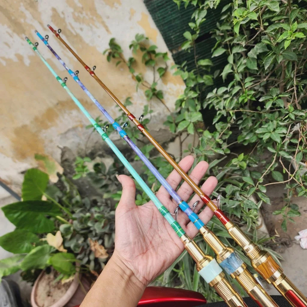 Ikada 2-Mode Fishing Rod 120cm - 15cm - Super Beautiful Colors - Super Soft - Holds Fish Very Strong