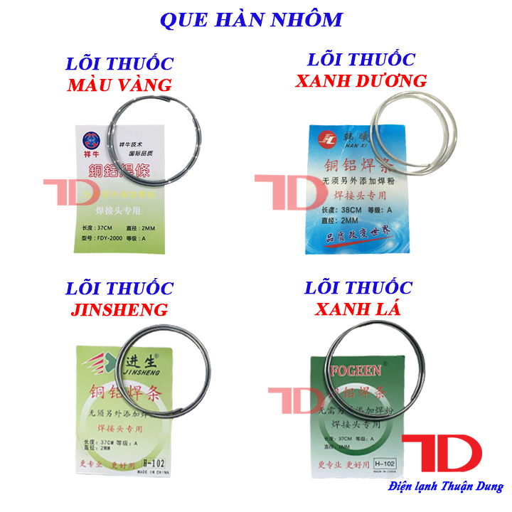 Que hàn nhôm siêu nhẹ lửa, dễ sử dụng - Điện Lạnh Thuận Dung