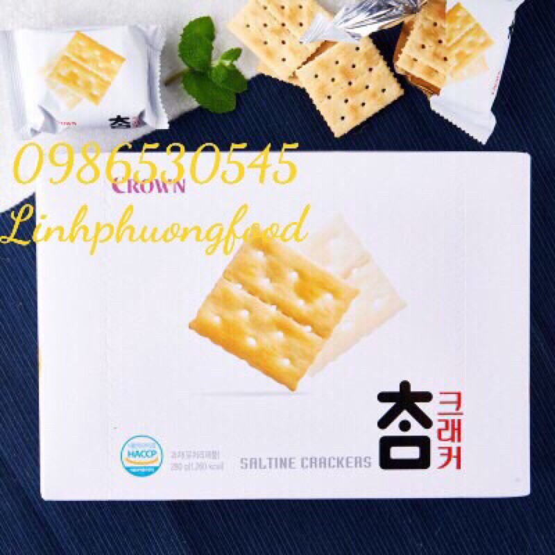 Bánh ăn kiêng canape crown hàn quốc 280g
