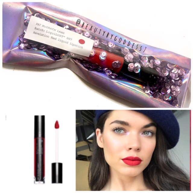 [HCM]Fullsize Son Kem Pat Mcgrath Liquid Lipstick Revolution Red