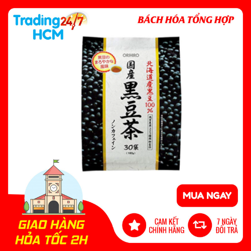 Trà Đậu Đen Orihiro (6g x 30 gói) ORIHIRO nội địa Nhật Bản