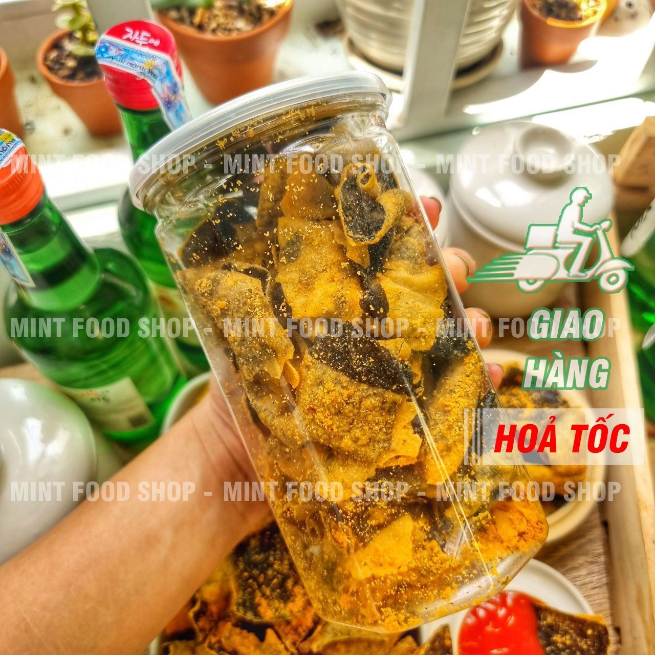 Rong Biển Trứng Muối Hàn Quốc Lon 150gr