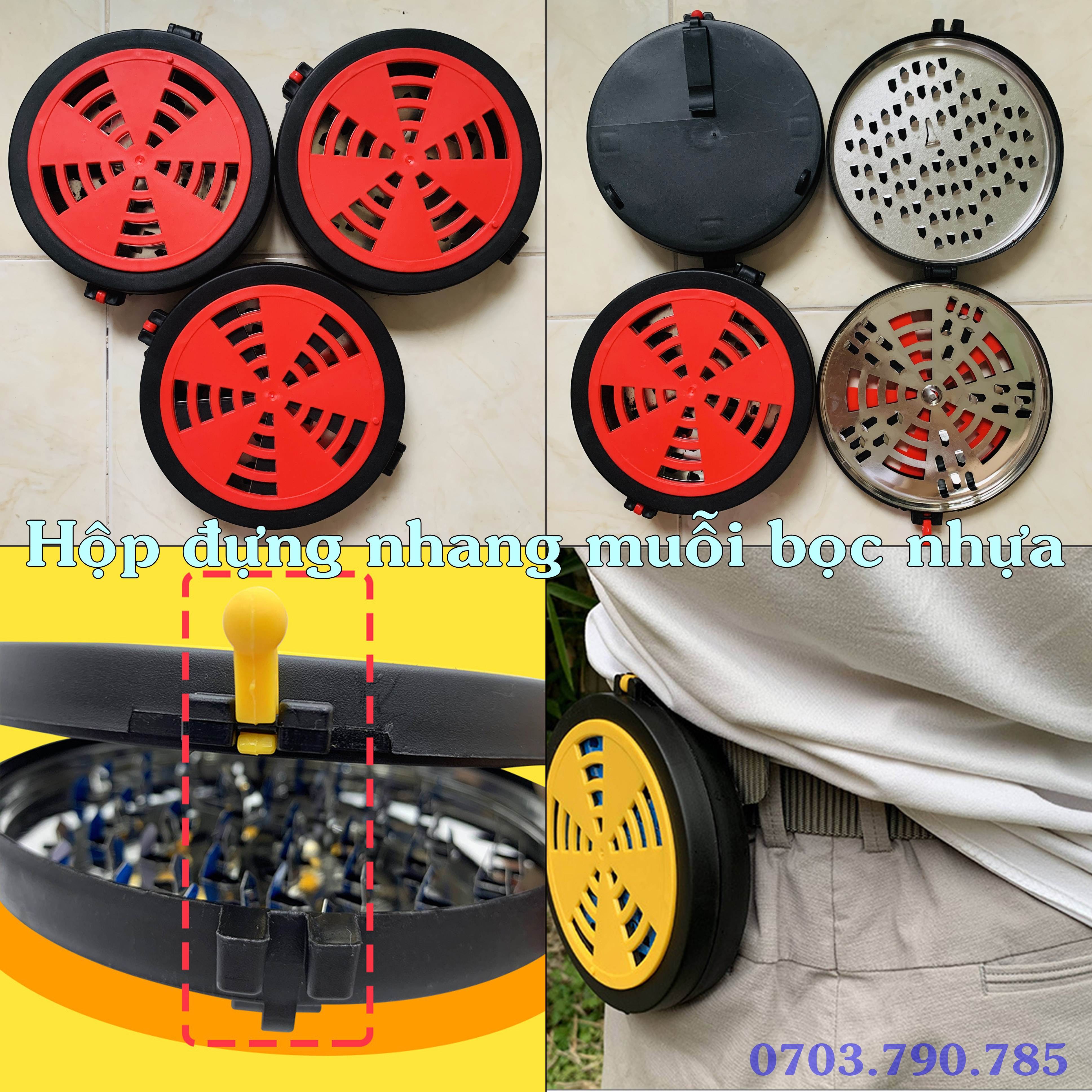 Hộp Sắt Đựng Nhang Muỗi Có Móc Treo